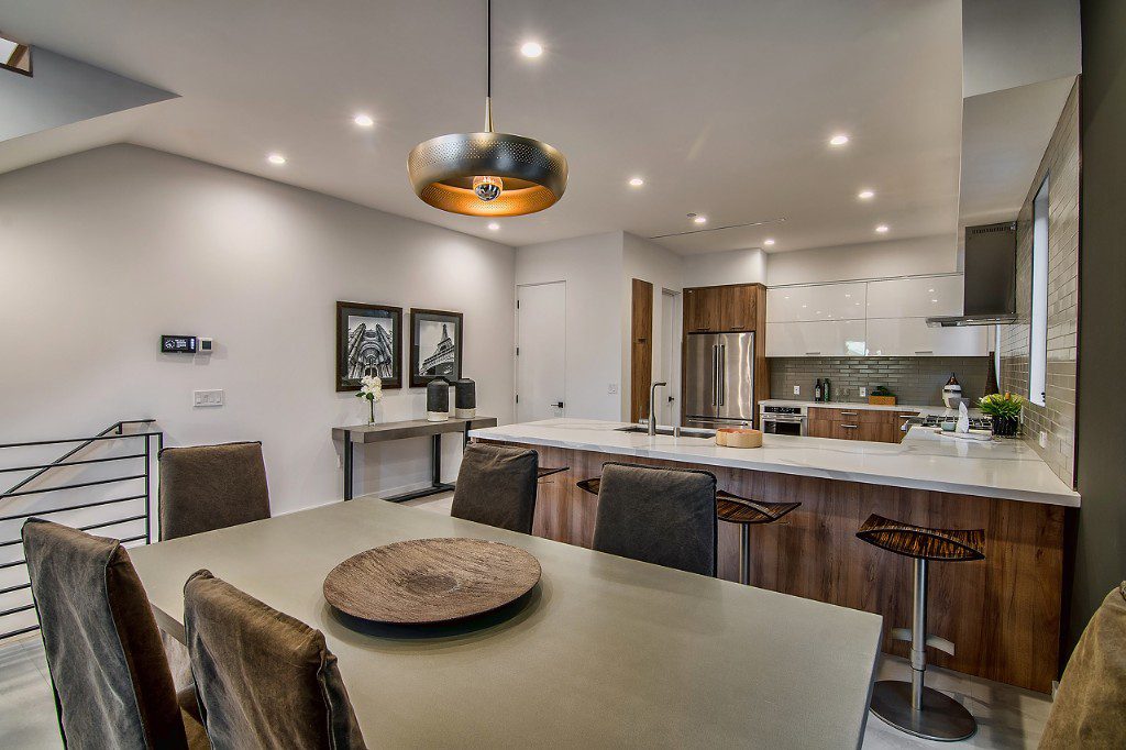 Thoughtful minimalist design in California chic kitchen